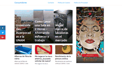 Desktop Screenshot of consumidores.org.mx